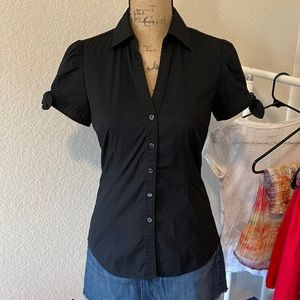 Express Design Studio black button up shirt
